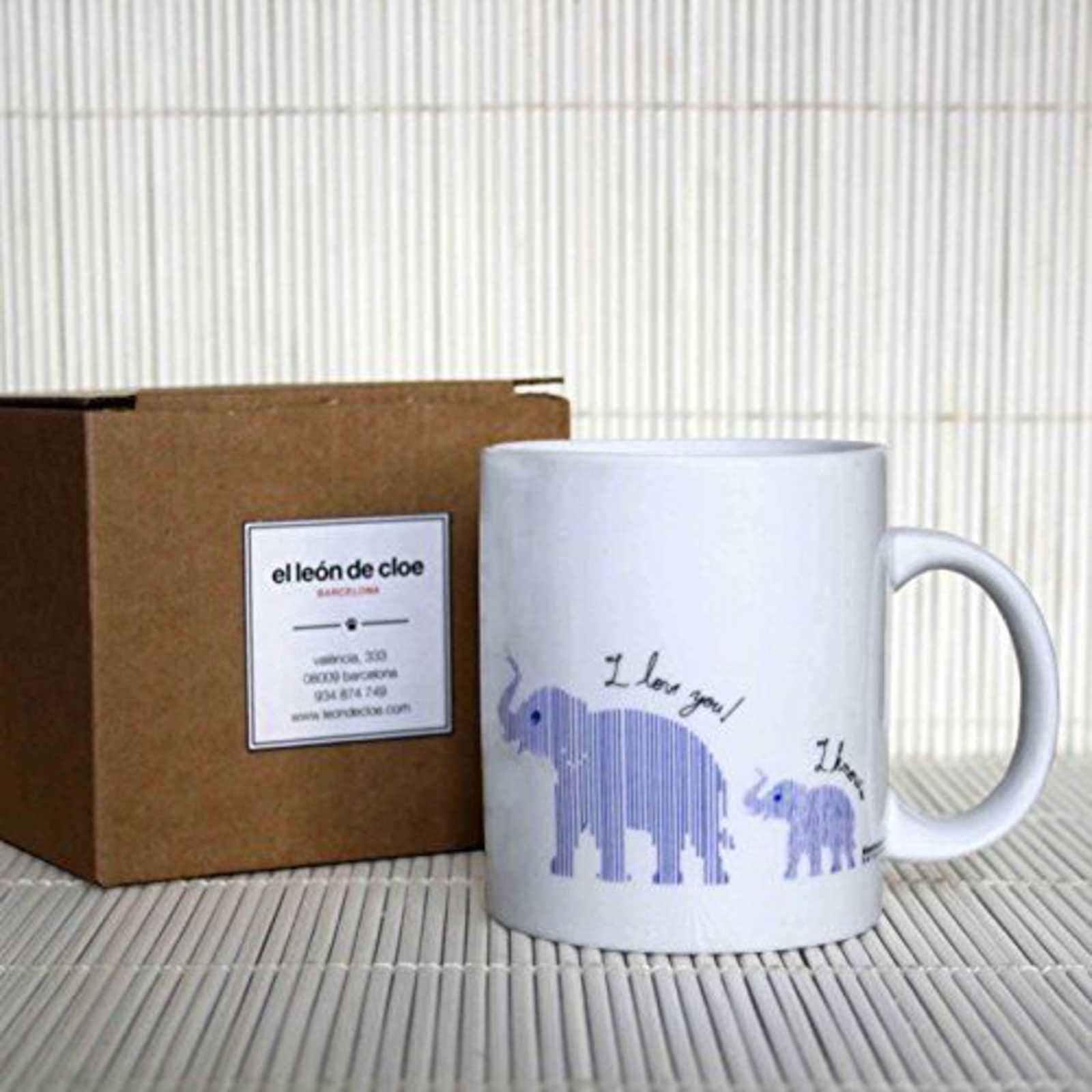 Taza love elefantes
