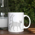 Taza gato de la buena suerte