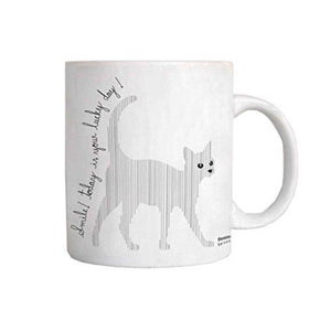 Taza gato de la buena suerte