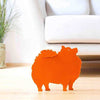 Escultura, sofisticado Pomeranian naranja