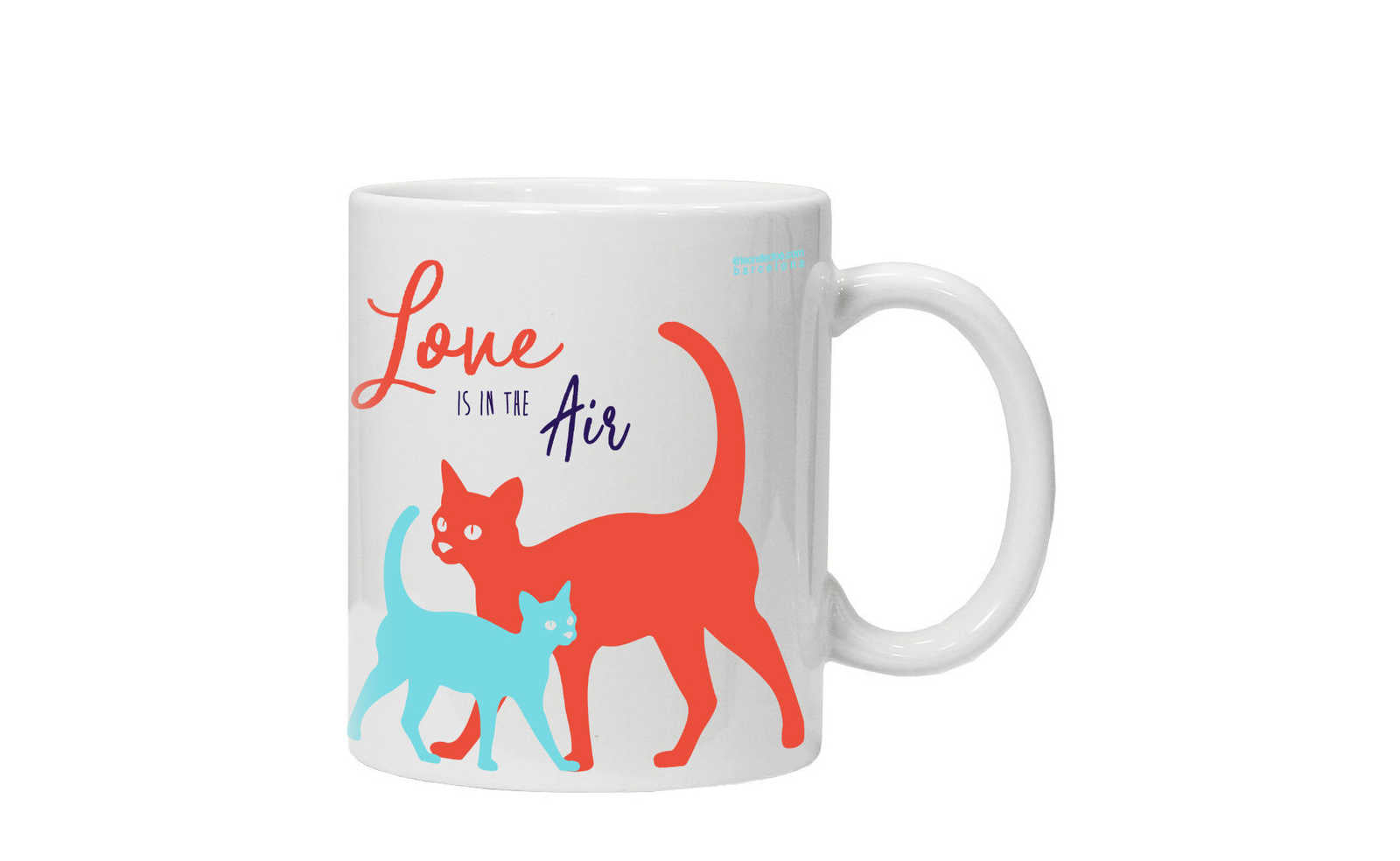 Taza gatos in love