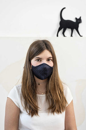 Mascarilla técnica higiénica modelo Black Cat León de Cloe