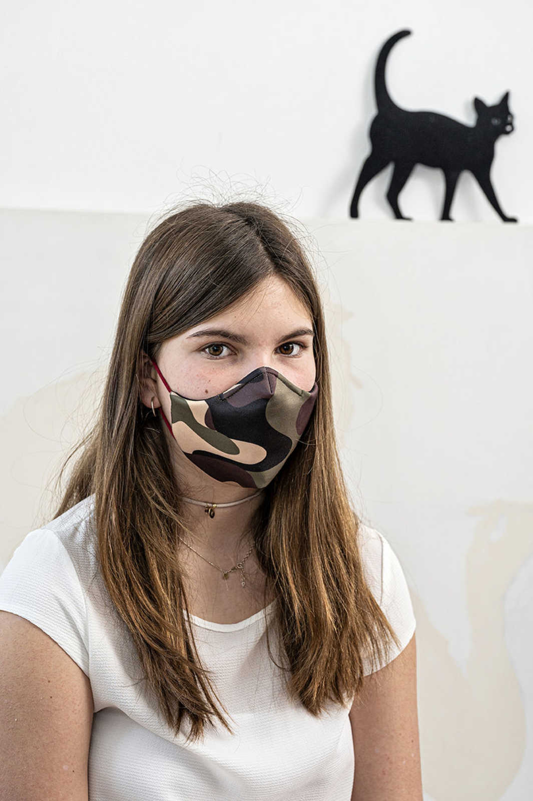 Mascarilla técnica higiénica modelo Camuflaje León de Cloe