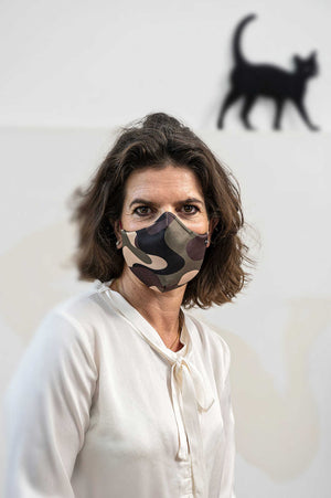 Mascarilla técnica higiénica modelo Camuflaje León de Cloe
